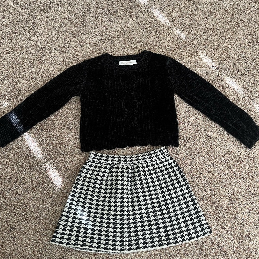 Tommy Bahama Girls Sweater & Skirt Set- 2T